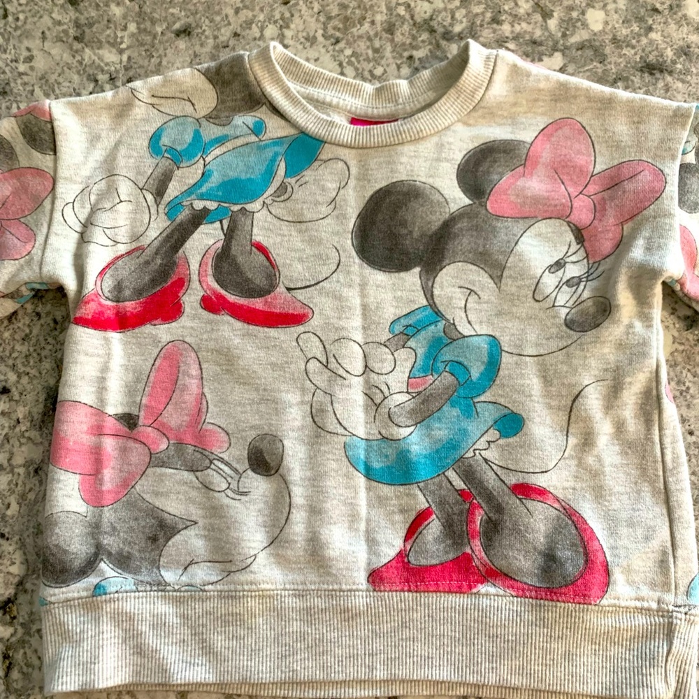 Disney junior Minnie Mouse sweatshirt 3T!